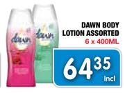 Dawn Body Lotion Assorted-6 x 400ml