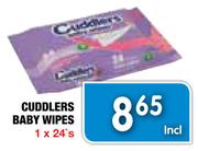 Cuddlers Baby Wipes-1 x 24's