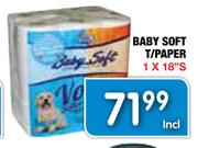 Baby Soft T/Paper-18's pack
