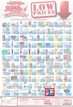 Jumbo Cash & Carry : Low Prices (13 Mar - 17 Mar 2014), page 1