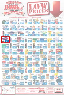 Jumbo Cash & Carry : Low Prices (13 Mar - 17 Mar 2014), page 1