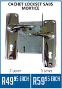 Cachet Lockset Sabs Mortice-Each