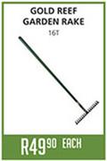 Gold Reef Garden Rake-16T