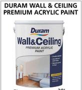 Duram Wall & Ceiling Premium Acrylic Paint-5L