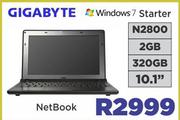 Gigabyte 10.1" Netbook N2800
