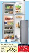 Kelvinator 220L Metallic Double Door Fridge