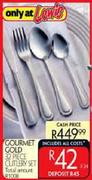 Gourmet Gold 32 Piece Curley Set