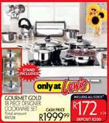 Gourmet Gold 18 Piece Designer Cookware Set