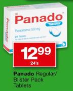 Panado Regular/Blister Pack Tablets-24's