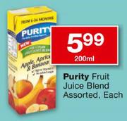 Purity Fruit Juice Blend-200ml