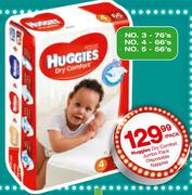 Huggies Dry Comfort Jumbo Pack Disposable Nappies No.5-56's-Per Pack