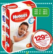 Huggies Dry Comfort Jumbo Pack Disposable Nappies No.4-66's-Per Pack