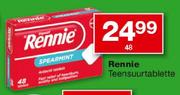 Rennie Teensuurtablette-48's