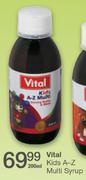 Vital Kids A-Z Multi Syrup-200ml