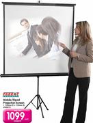 Parrot Mobile Tripod Projection Screen(1520x1520mm)-Each