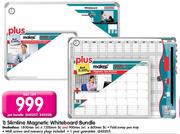 Parrot Slimline Magnetic Whiteboard Bundle-Per Bundle
