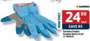 Garden Pepita Garden Glove Small or Medium