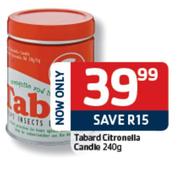 Tabard Citronell Candle-240g each