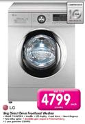 LG Direct Drive Frontload Washer-8kg(F1496TDP4)