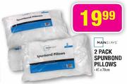 Mains Iays 2 Pack Spunbond Pillows (45x70cm)