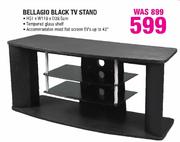 Bellagio Black TV Stand (H51xW119xD39.5cm)