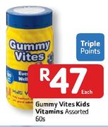 Gummy Vites Kids Vitamins Assorted-60's Each