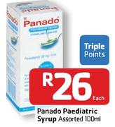 Panado Paediatric Syrup Assorted-100ml Each