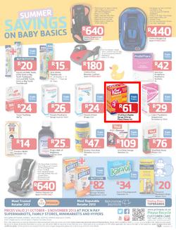 Pick N Pay : Summer Savings On Health & Beauty (21 Oct - 3 Nov 2013), page 13