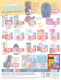 Pick N Pay : Summer Savings On Health & Beauty (21 Oct - 3 Nov 2013), page 13
