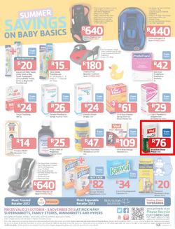 Pick N Pay : Summer Savings On Health & Beauty (21 Oct - 3 Nov 2013), page 13
