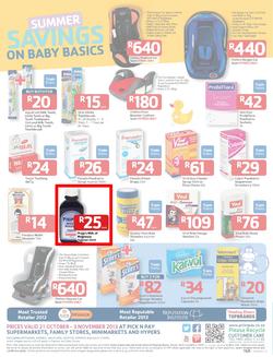 Pick N Pay : Summer Savings On Health & Beauty (21 Oct - 3 Nov 2013), page 13