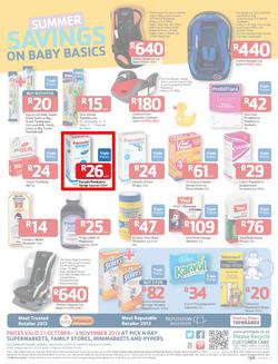 Pick N Pay : Summer Savings On Health & Beauty (21 Oct - 3 Nov 2013), page 13
