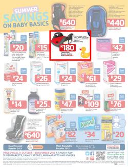 Pick N Pay : Summer Savings On Health & Beauty (21 Oct - 3 Nov 2013), page 13