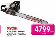 Ryobi 62cc Petrol Chainsaw(CS-6260)-Each