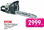 Ryobi 50cc Petrol Chainsaw-Each