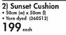 In House In Home Sunset Cushion-Each