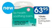Clicks Lip Health Soothing Balm-10g Each