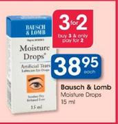 Bausch & Lomb Moisture Drops-15ml Each