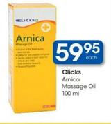 Clicks Arnica Massage Oil-100ml Each