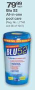 Blu 52 All-In-One Pool Care-Each