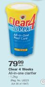 Clear 4 Weeks All-In-One Clarifier-1.2kg Each