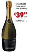 Swartland Cuvee Brut or Rose Sparkling-750ml