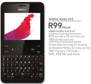 Nokia Asha 210-On Smartphone Top Up 99