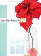 Single Stem Poinsettia