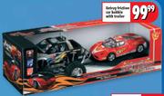 Betray Friction Car Bakkie With Trailer