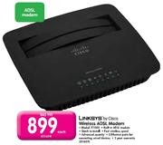 Linksys By Cisco Wireless ADSL Modem X1000