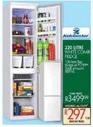 Kelvinator 220L White Combi Fridge