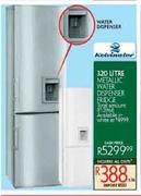 Kelvinator 320L Metallic Water Dispenser Fridge