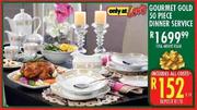 Gourmet Gold 50-Piece Dinner Service