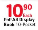 PnP A4 Display Book 10 Pocket